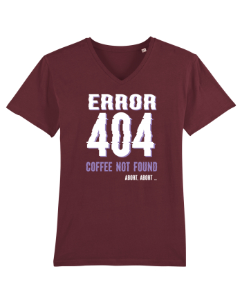 pentru programatori - Error 404 - coffee not found Burgundy
