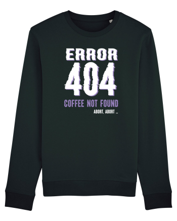 pentru programatori - Error 404 - coffee not found Black