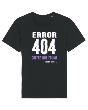 pentru programatori - Error 404 - coffee not found Black