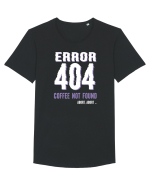 pentru programatori - Error 404 - coffee not found Tricou mânecă scurtă guler larg Bărbat Skater