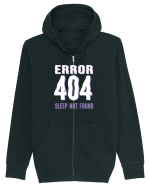 pentru programatori - Error 404 - sleep not found Hanorac cu fermoar Unisex Connector