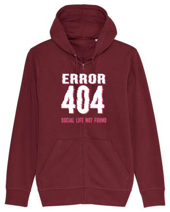 pentru programatori - Error 404 - social life not found Burgundy