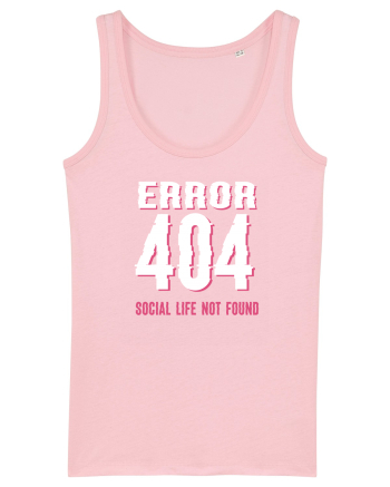 pentru programatori - Error 404 - social life not found Cotton Pink