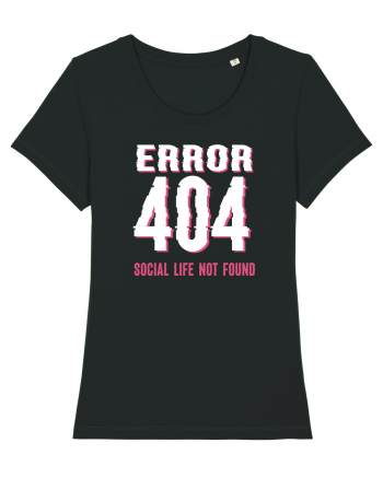 pentru programatori - Error 404 - social life not found Black