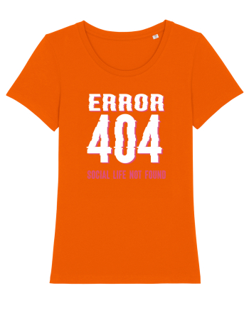 pentru programatori - Error 404 - social life not found Bright Orange