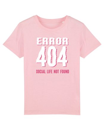 pentru programatori - Error 404 - social life not found Cotton Pink