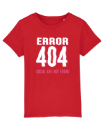 pentru programatori - Error 404 - social life not found Tricou mânecă scurtă  Copii Mini Creator