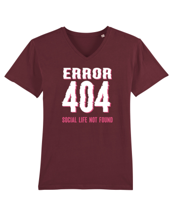 pentru programatori - Error 404 - social life not found Burgundy