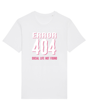 pentru programatori - Error 404 - social life not found White