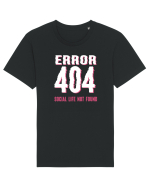 pentru programatori - Error 404 - social life not found Tricou mânecă scurtă Unisex Rocker