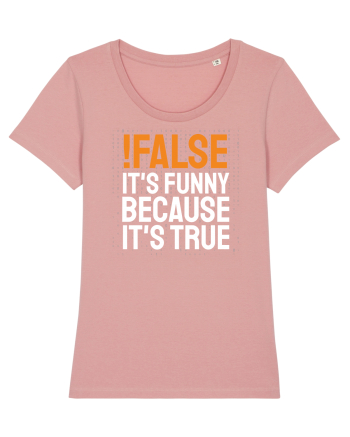 pentru programatori - Funny because it is true Canyon Pink
