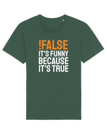 pentru programatori - Funny because it is true Bottle Green
