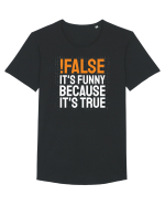 pentru programatori - Funny because it is true Tricou mânecă scurtă guler larg Bărbat Skater