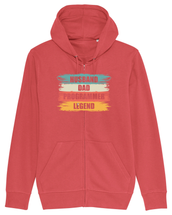 pentru programatori - Husband - dad - programmer - legend Carmine Red