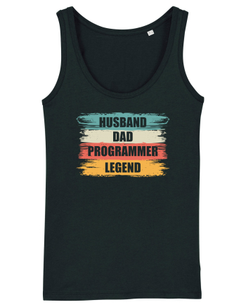 pentru programatori - Husband - dad - programmer - legend Black