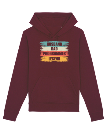 pentru programatori - Husband - dad - programmer - legend Burgundy