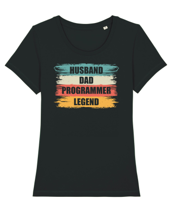 pentru programatori - Husband - dad - programmer - legend Black