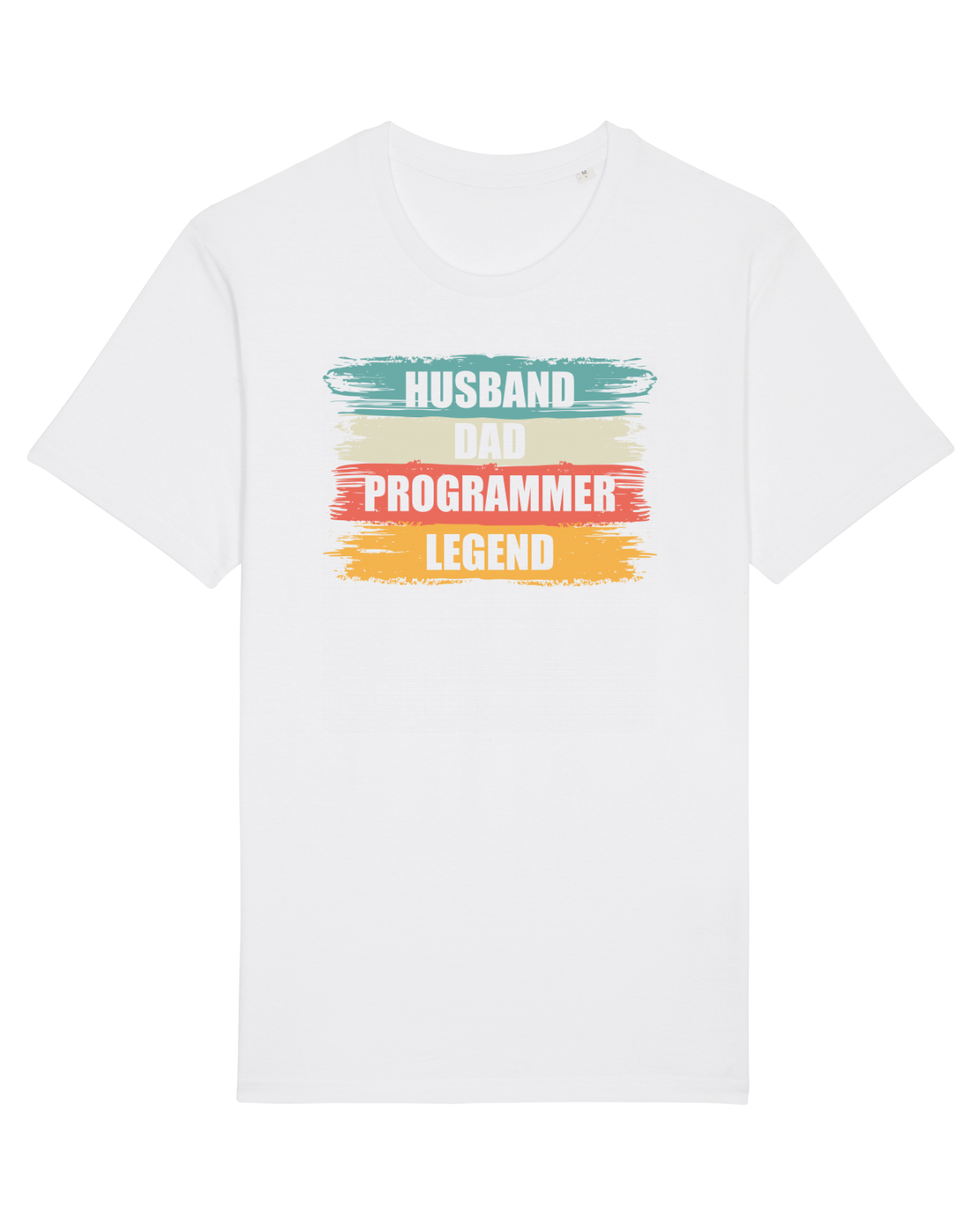 Tricou mânecă scurtă Unisex Rocker White