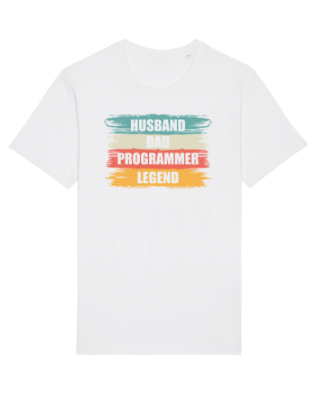 pentru programatori - Husband - dad - programmer - legend White