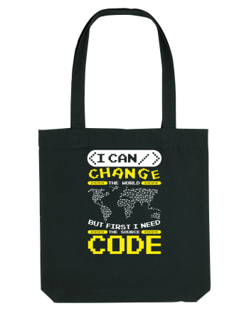 pentru programatori - I can change the world Black