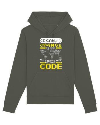 pentru programatori - I can change the world Khaki