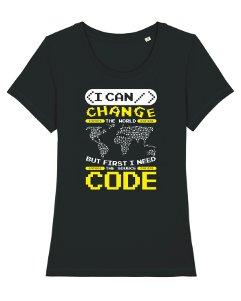 pentru programatori - I can change the world Black