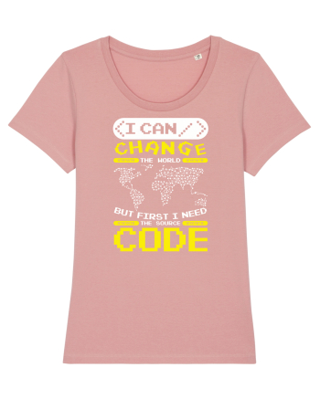 pentru programatori - I can change the world Canyon Pink