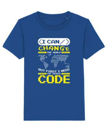 pentru programatori - I can change the world Majorelle Blue