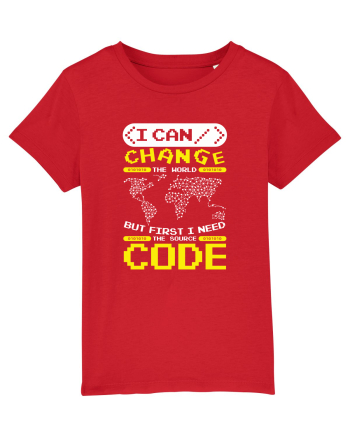 pentru programatori - I can change the world Red