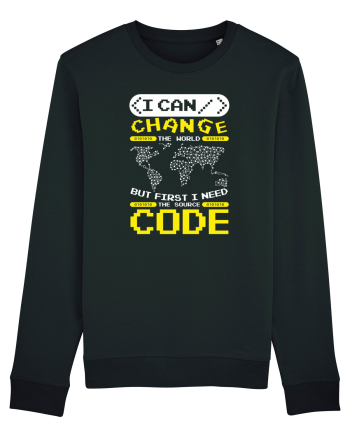 pentru programatori - I can change the world Black