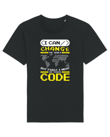 pentru programatori - I can change the world Black