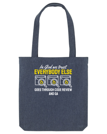 pentru programatori - In God we trust Midnight Blue