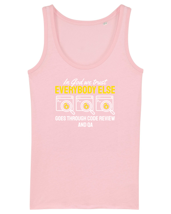 pentru programatori - In God we trust Cotton Pink