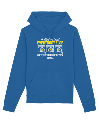 pentru programatori - In God we trust Royal Blue