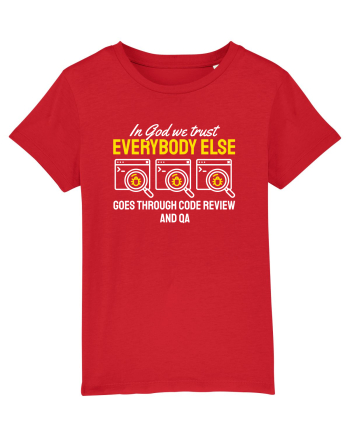 pentru programatori - In God we trust Red