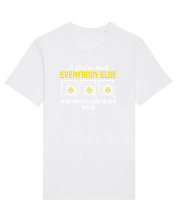 pentru programatori - In God we trust White