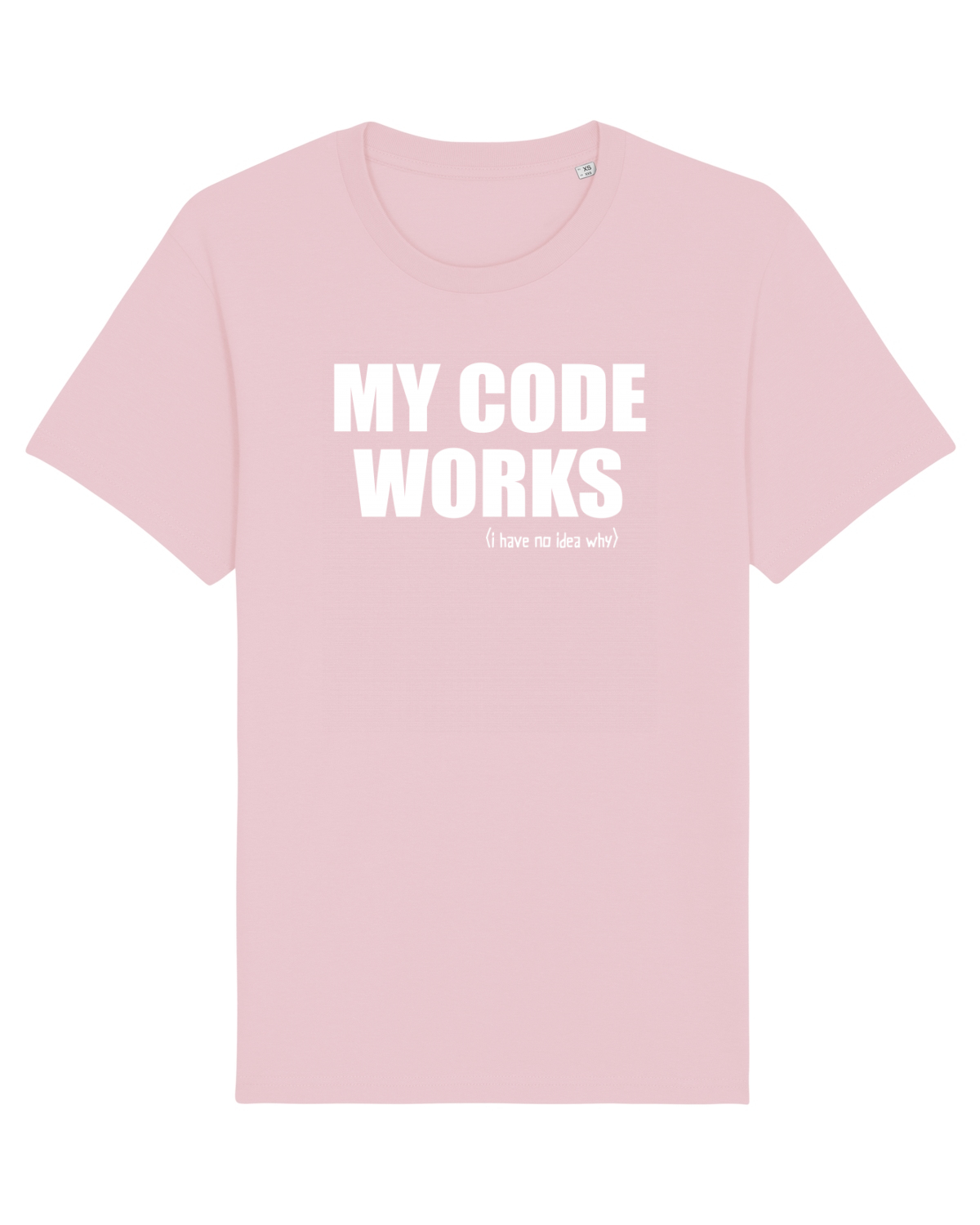 Tricou mânecă scurtă Unisex Rocker Cotton Pink