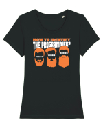 pentru programatori - Programmer experience Tricou mânecă scurtă guler larg fitted Damă Expresser