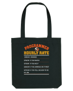 pentru programatori - Programmer hourly rate Sacoșă textilă