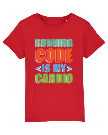 pentru programatori - Running code is my cardio Red