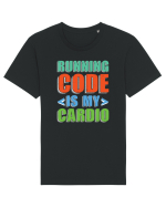 pentru programatori - Running code is my cardio Tricou mânecă scurtă Unisex Rocker