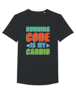 pentru programatori - Running code is my cardio Tricou mânecă scurtă guler larg Bărbat Skater