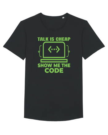 pentru programatori - talk is cheap show me the code Black