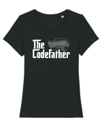 pentru programatori - The CodeFather Tricou mânecă scurtă guler larg fitted Damă Expresser