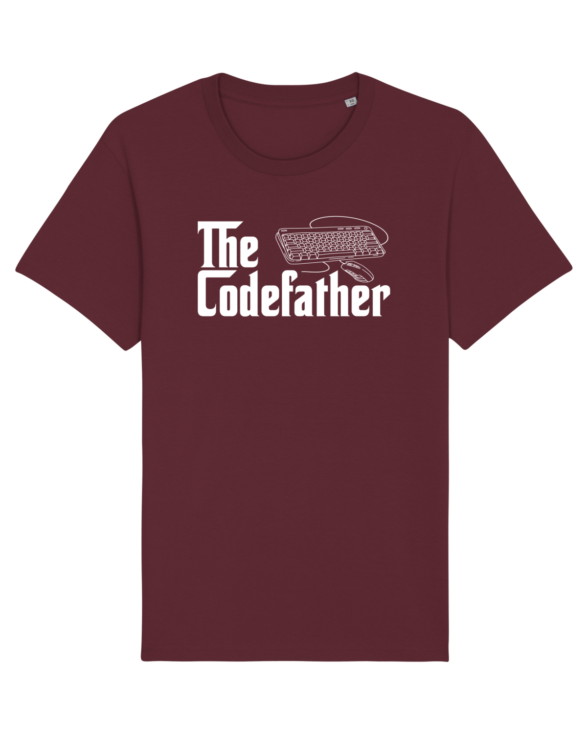 Tricou mânecă scurtă Unisex Rocker Burgundy