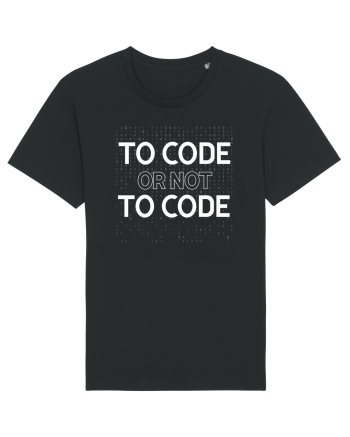 pentru programatori - To code or not to code Black