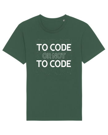 pentru programatori - To code or not to code Bottle Green