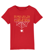 pentru programatori - Web developers that enjoy finding bugs Tricou mânecă scurtă  Copii Mini Creator