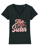 The Best Sister Tricou mânecă scurtă guler V Damă Evoker