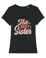 The Best Sister Tricou mânecă scurtă guler larg fitted Damă Expresser